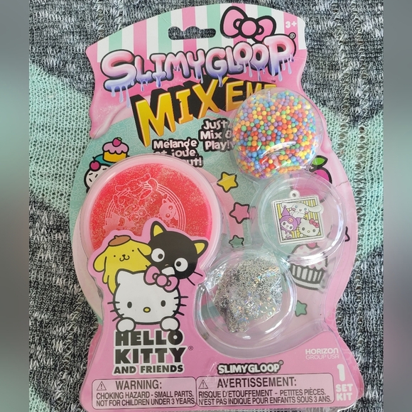 Hello Kitty and Friends Non Toxic Slimygloop Mix'ems Cinnamoroll Rainbow Slime - Picture 6 of 12
